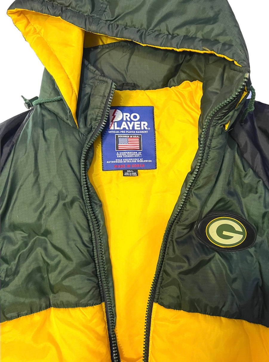 Vintage 90’s Green Bay Packers Pro Player Jacket