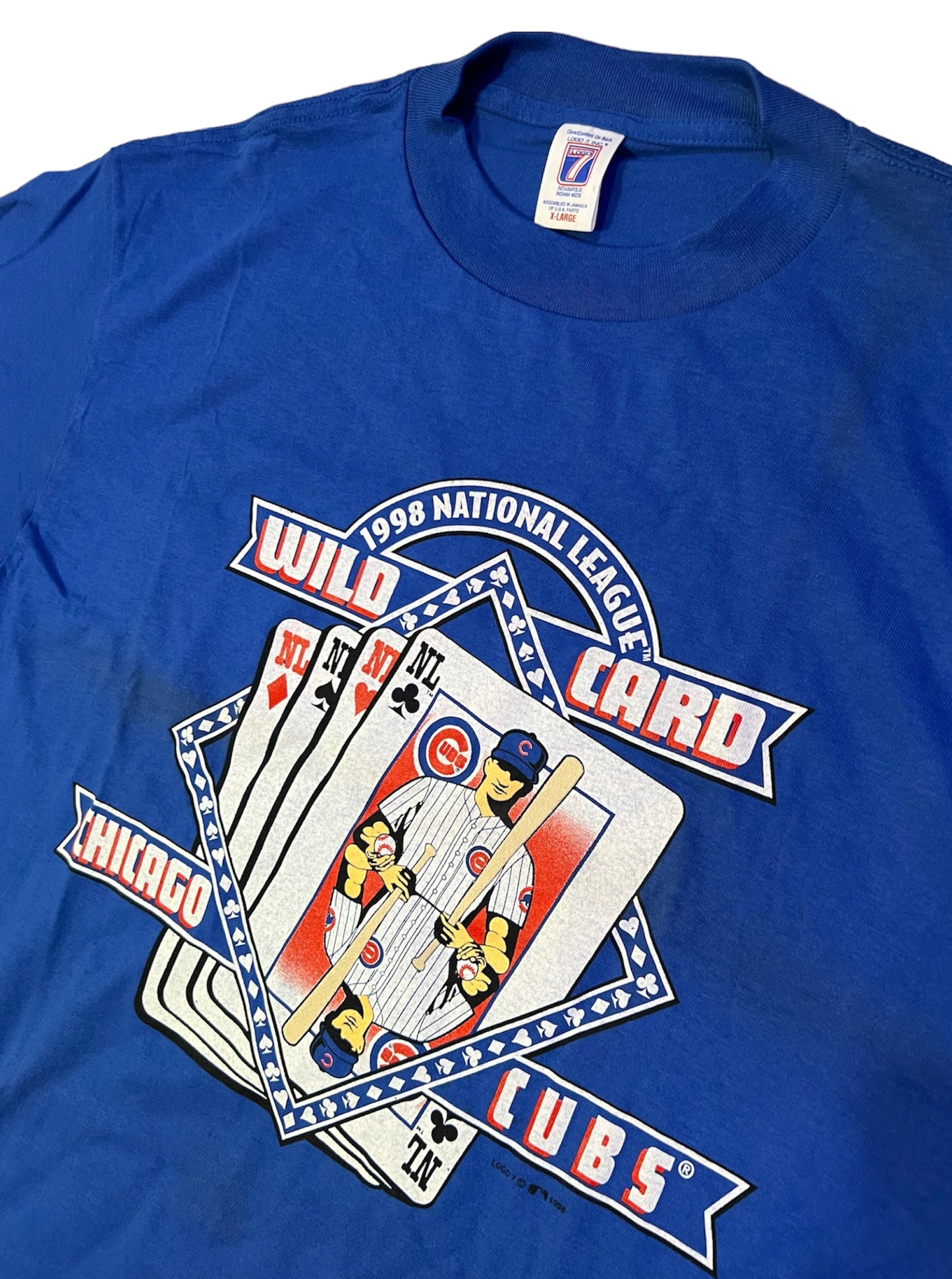 Vintage 90’s Chicago Cubs Wild Card Tee (1998)