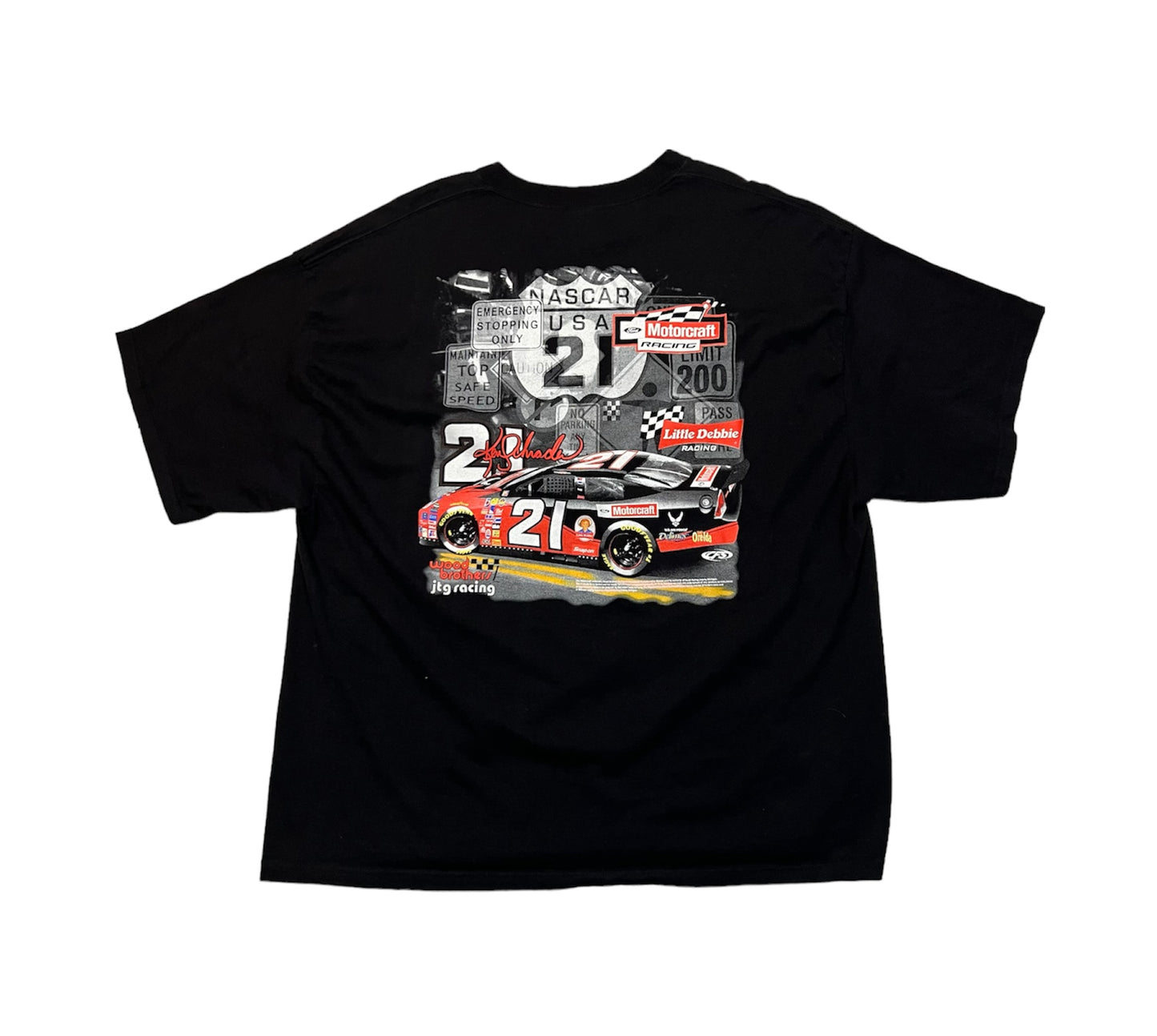 Ken Schrader #21 NASCAR Tee