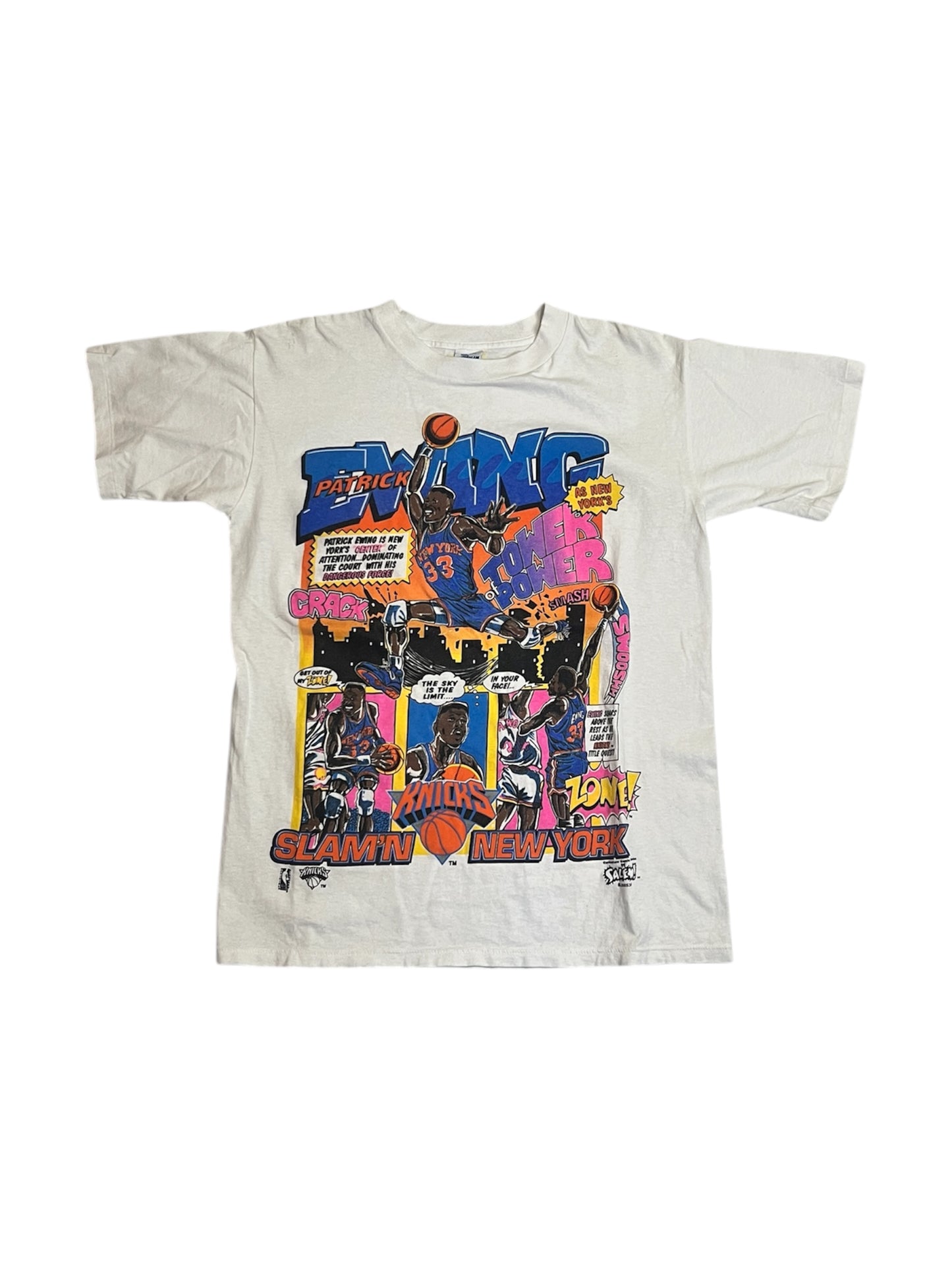 Vintage 90's Patrick Ewing Salem Comic Tee