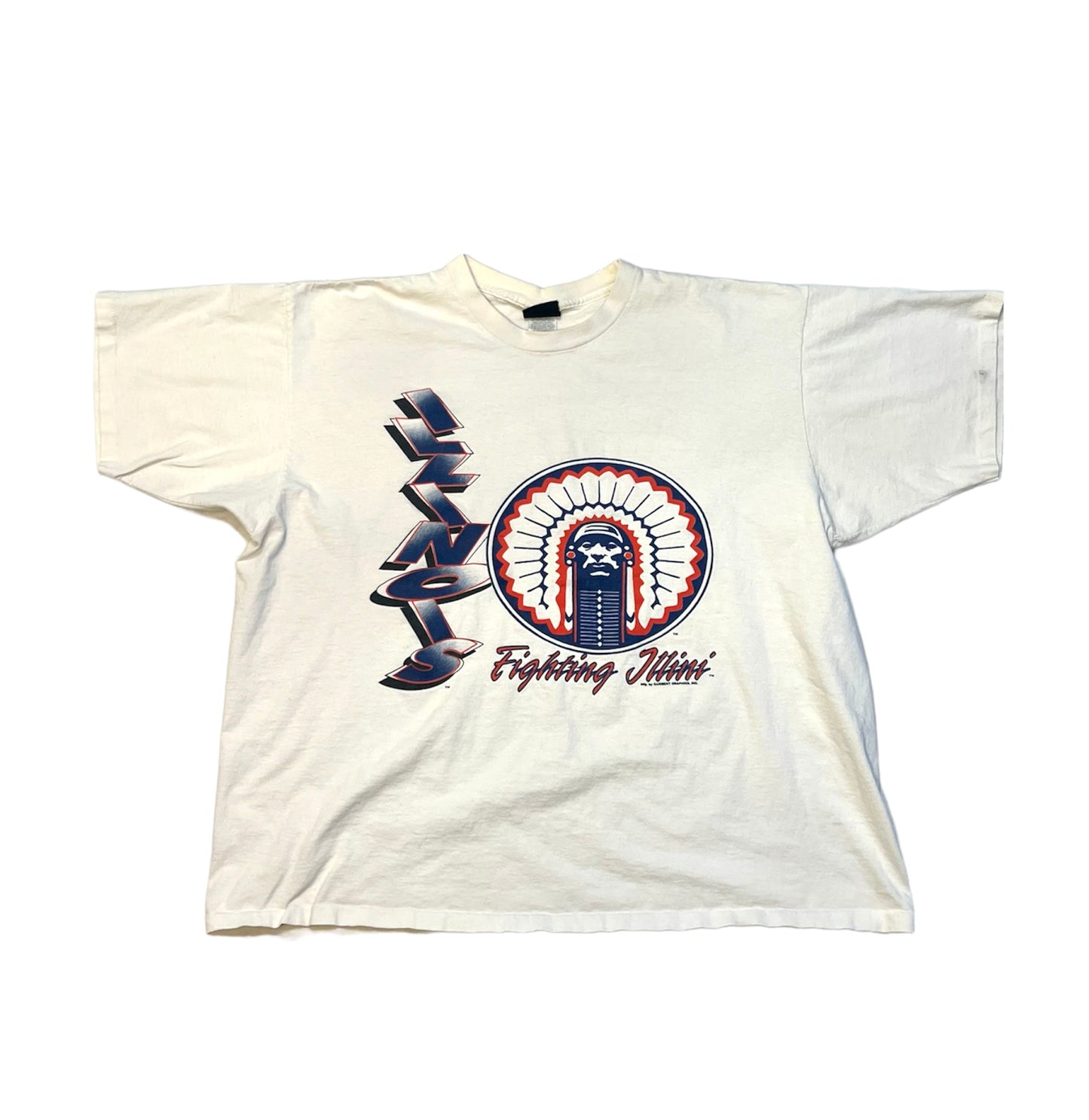 Vintage 90's Illinois Fighting Illini Tee
