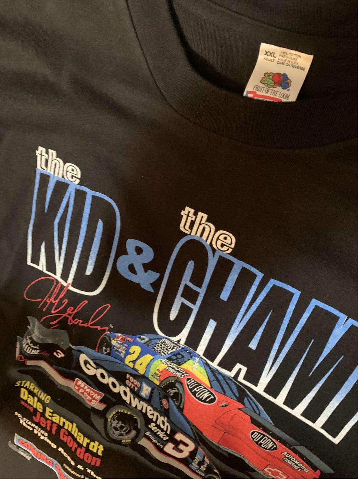 Jeff Gordon 1995 The Kid and The Champ Tee