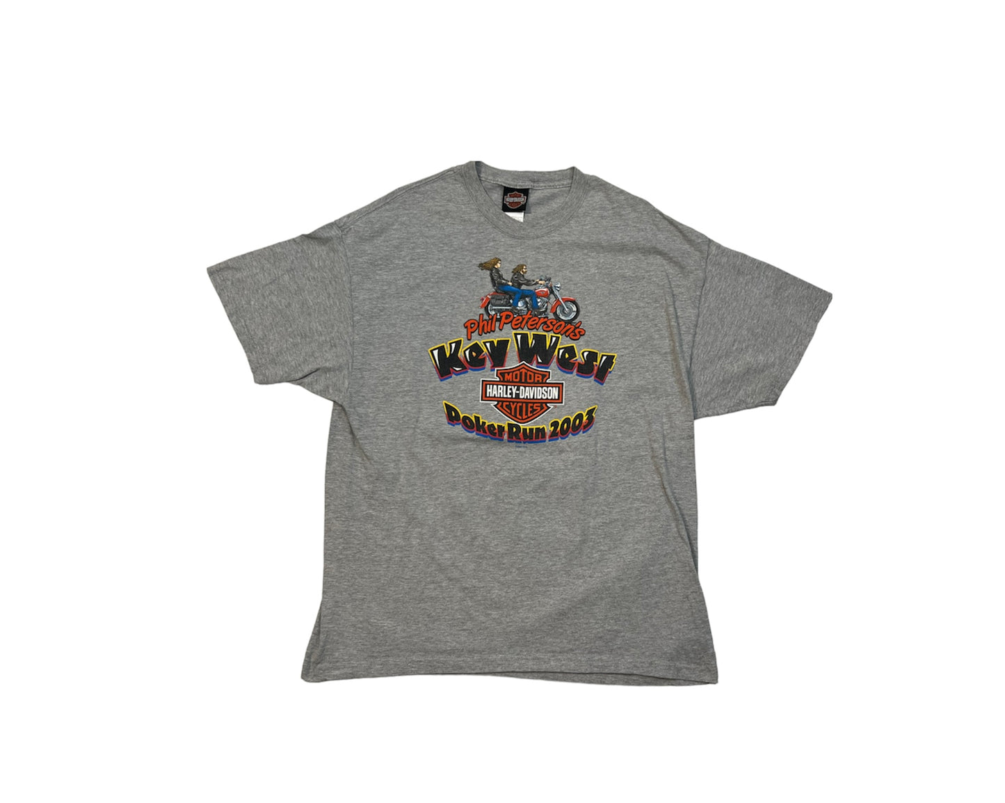 Vintage 00's Harley Davidson Key West Poker Run Tee (2003)