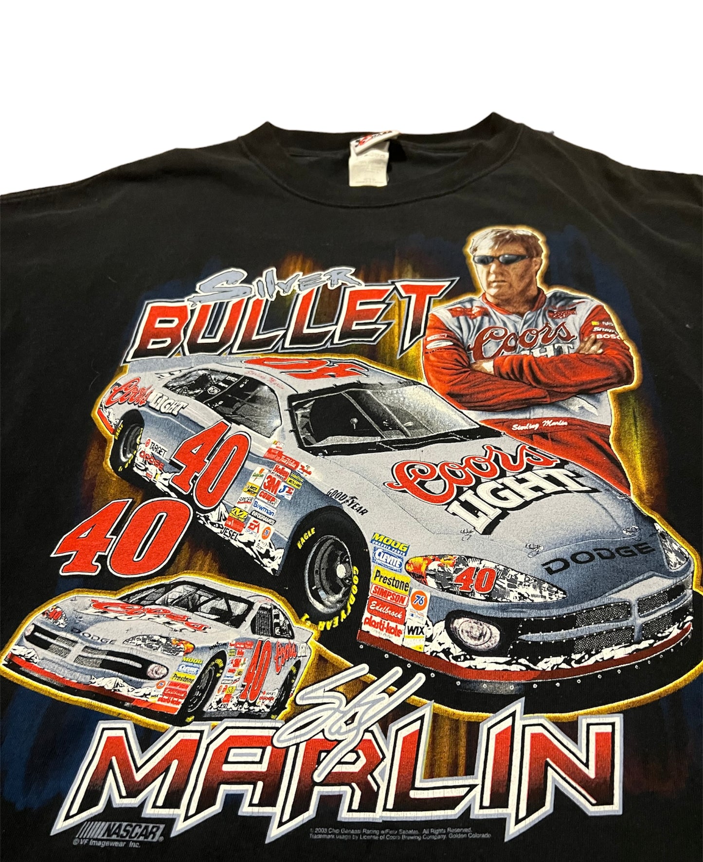 Sterling Marlin Silver Bullet NASCAR Tee