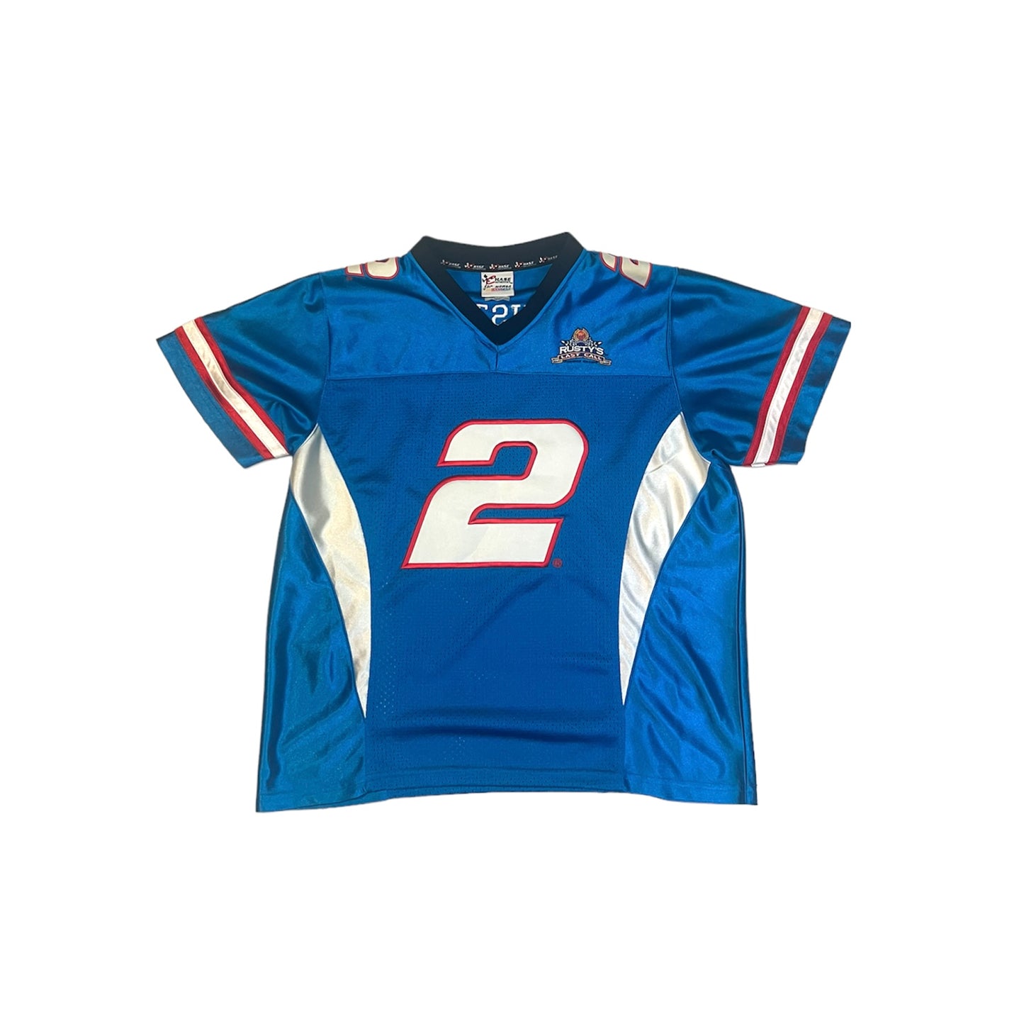 Rusty Wallace #2 NASCAR Women's Football Jersey