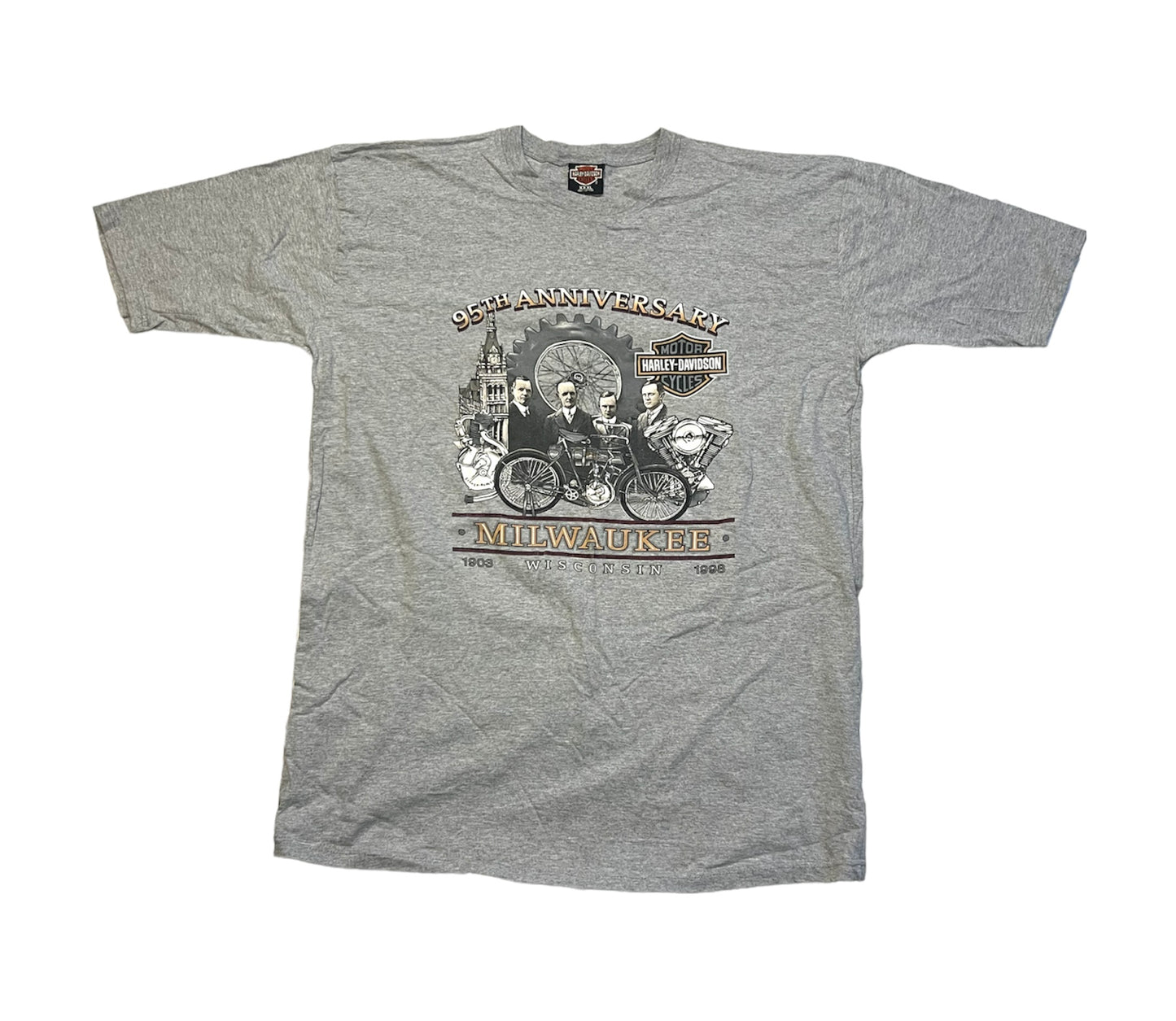 Harley Davidson 95th Anniversary New Berlin Wisconsin Tee