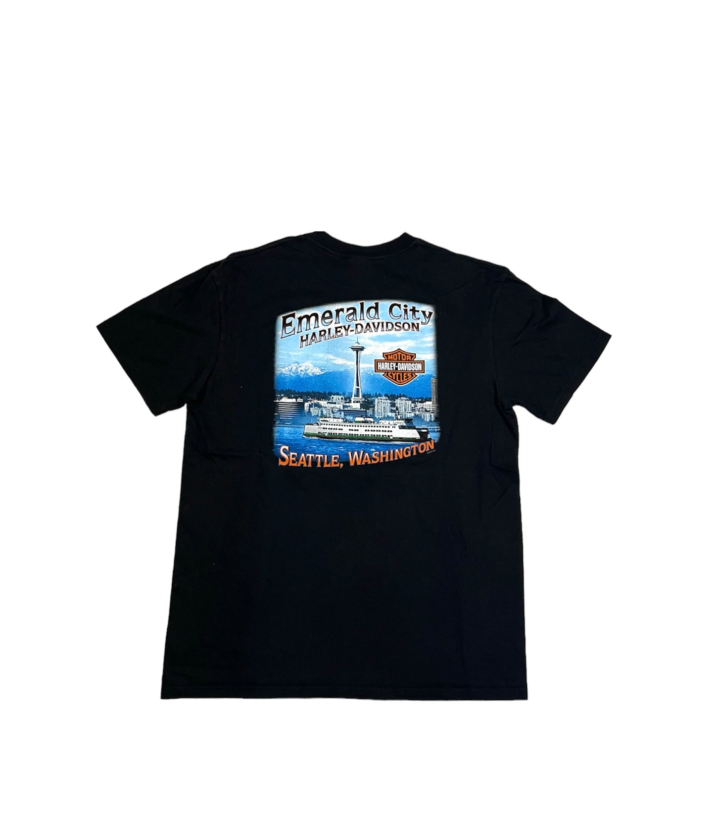 Harley Davidson Leprechaun Seattle Washington Tee