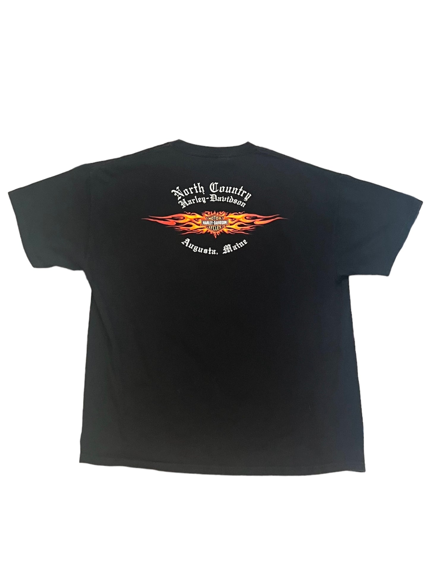 Harley Davidson North Country Agusta Maine Tee