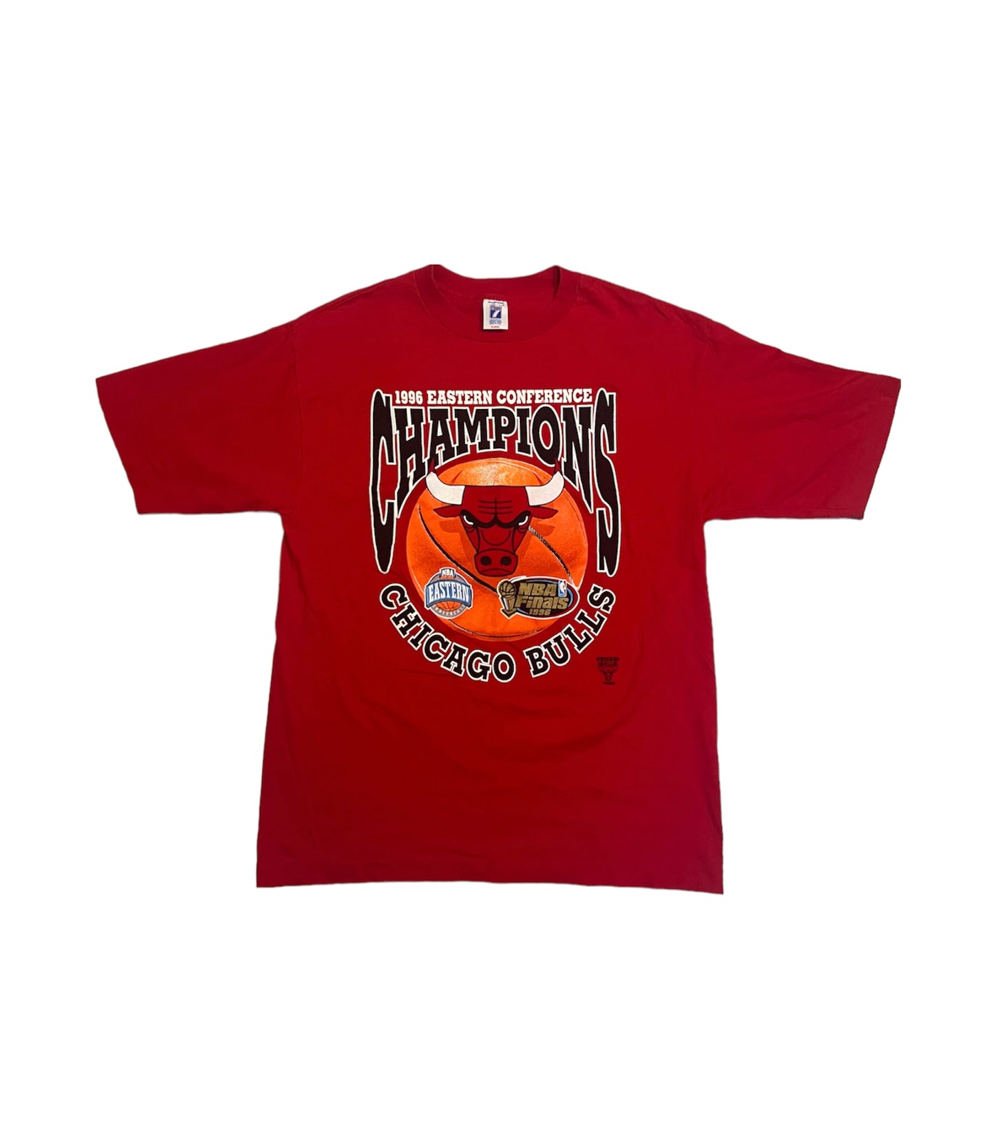 Vintage 90's Chicago Bulls Eastern Conference Champions Tee (1996)