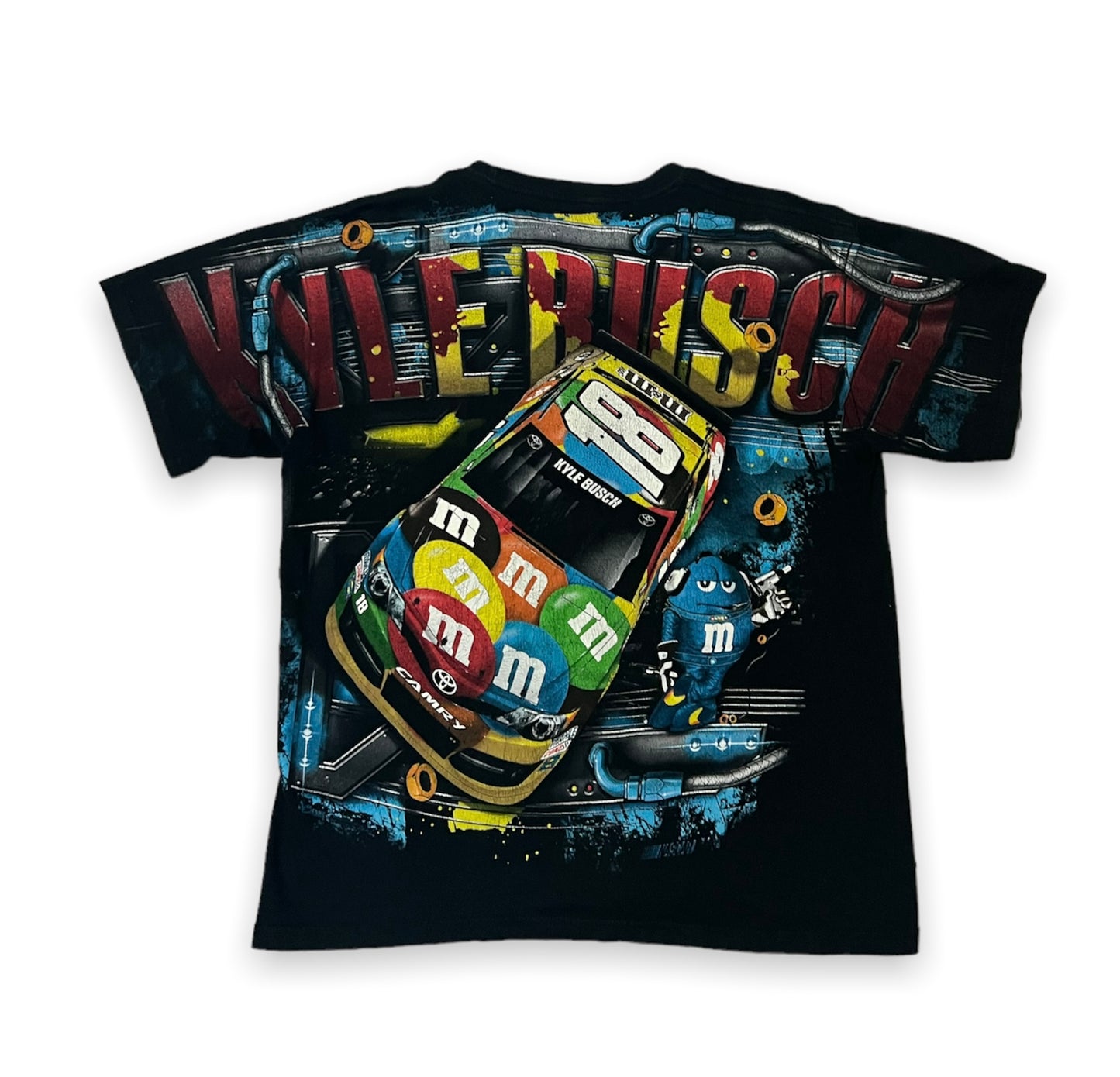 Kyle Busch M&M NASCAR All Over Print Tee