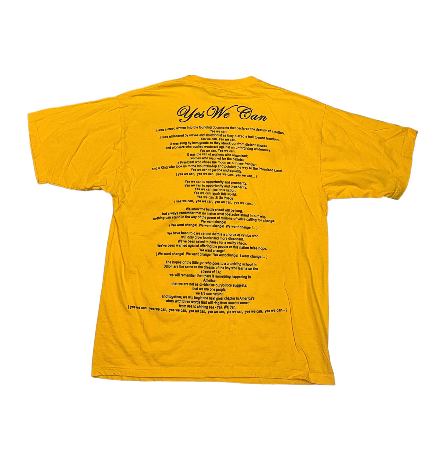 Barack Obama "Yes We Can"" Speech Tee"