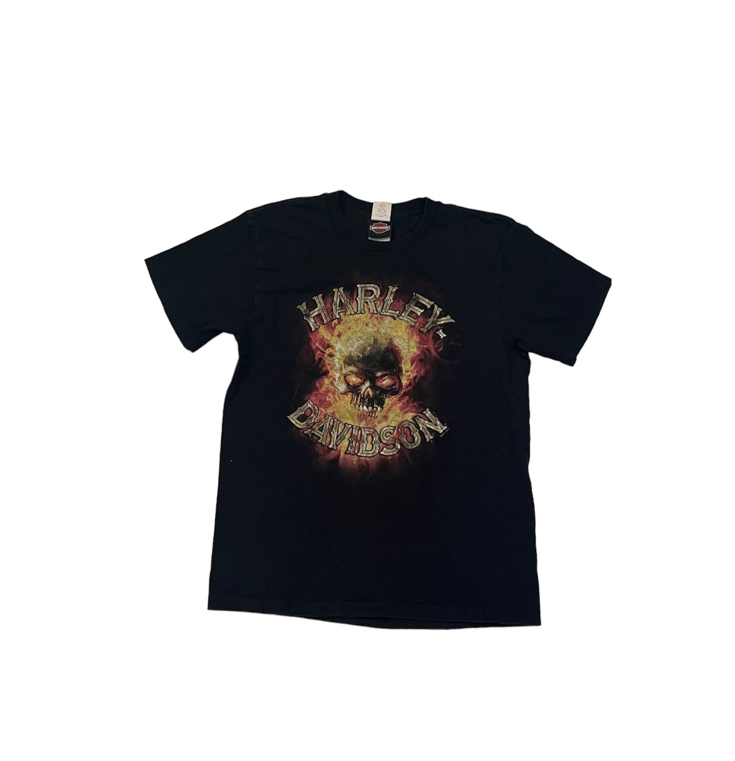 Harley Davidson Fire Skull Shanghai China Tee
