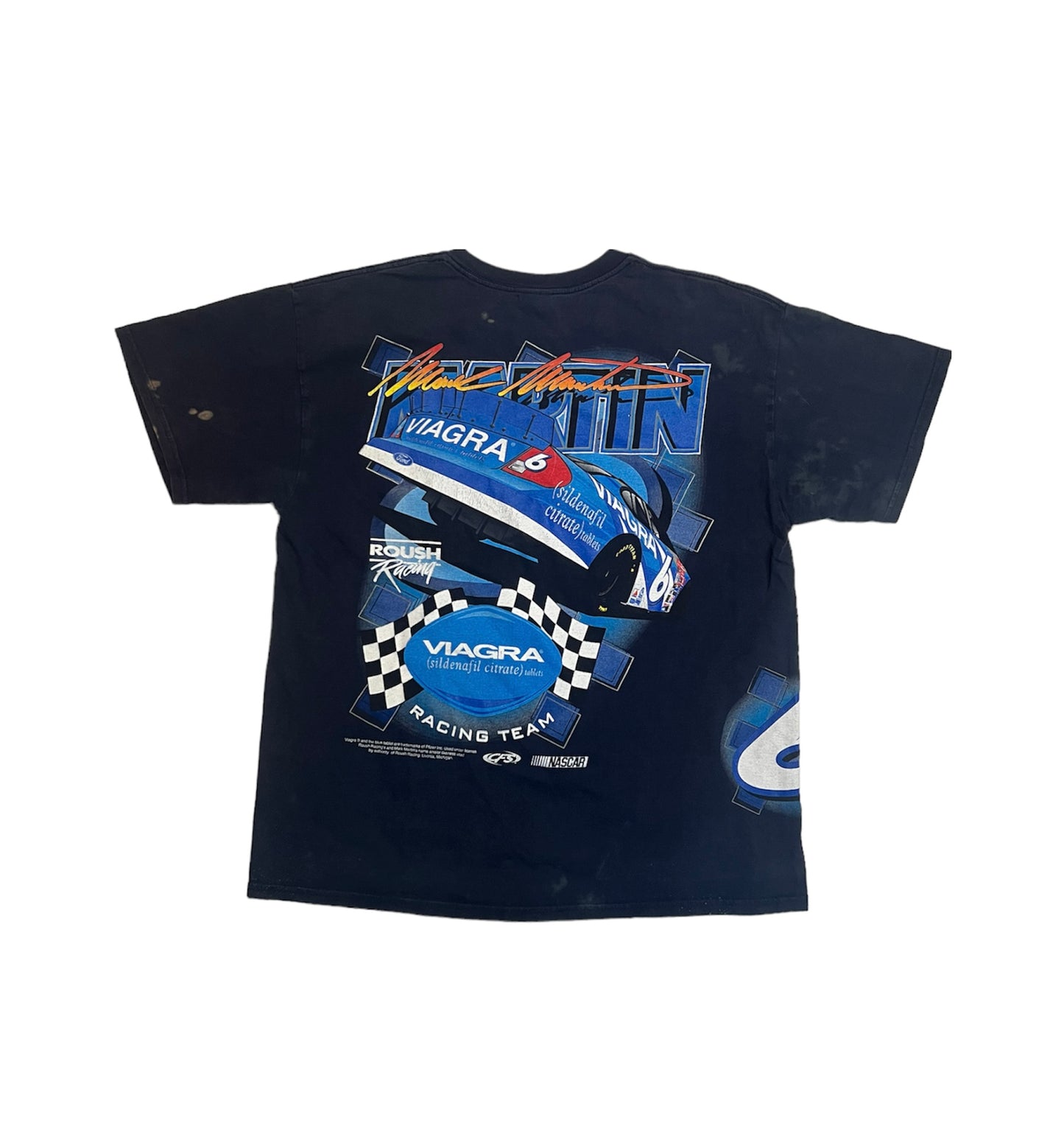 Mark Martin #6 Viagra NASCAR All Over Print Tee