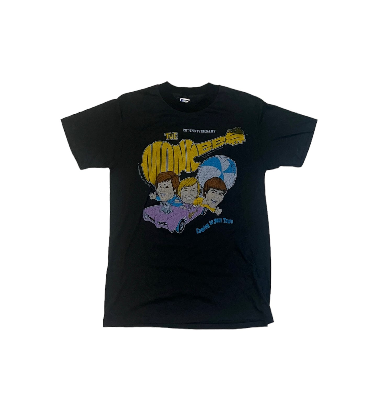 Vintage 80's The Monkees 20th Anniversary Tour Tee (1986)