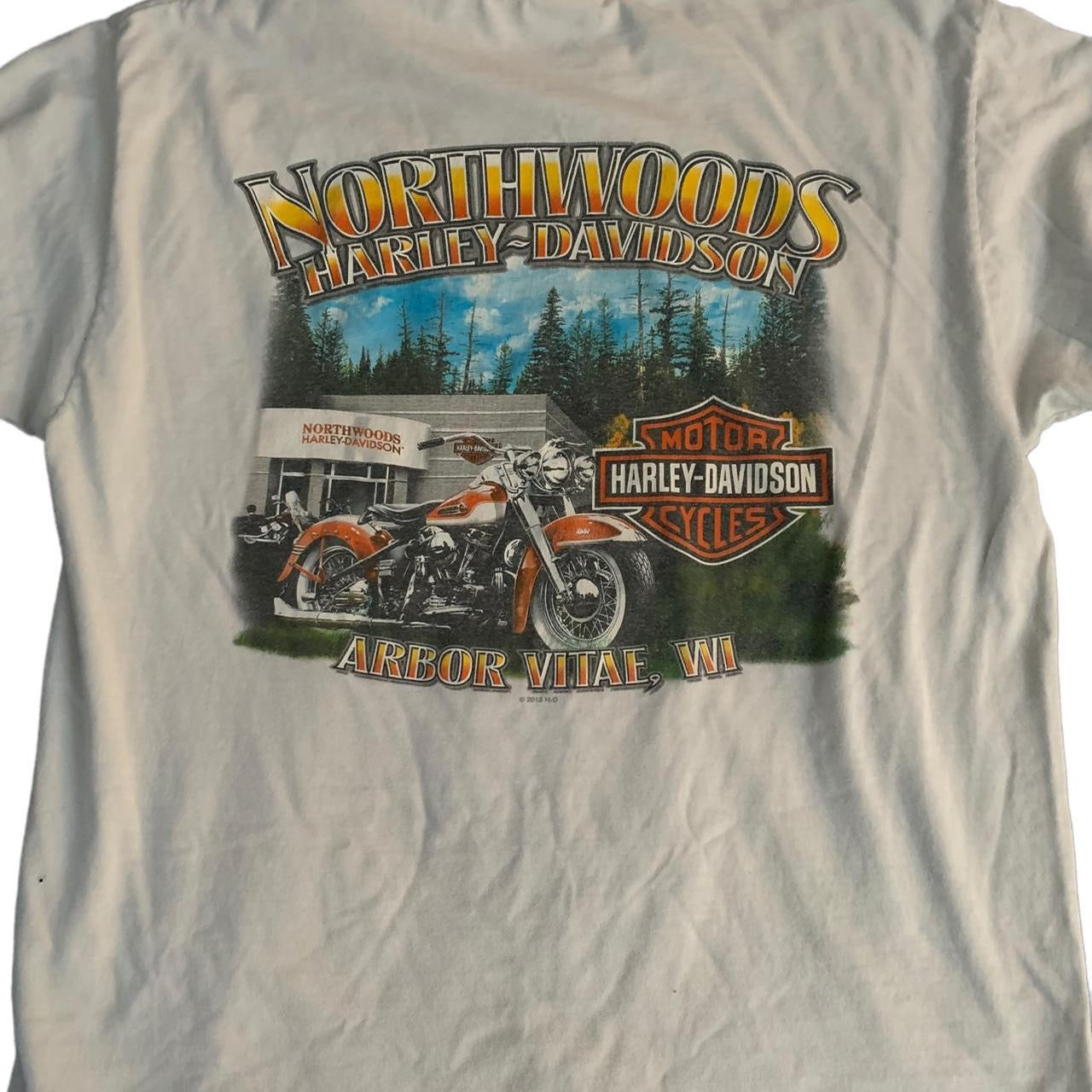 Harley Davidson Arbor Vitae Wisconsin Tee