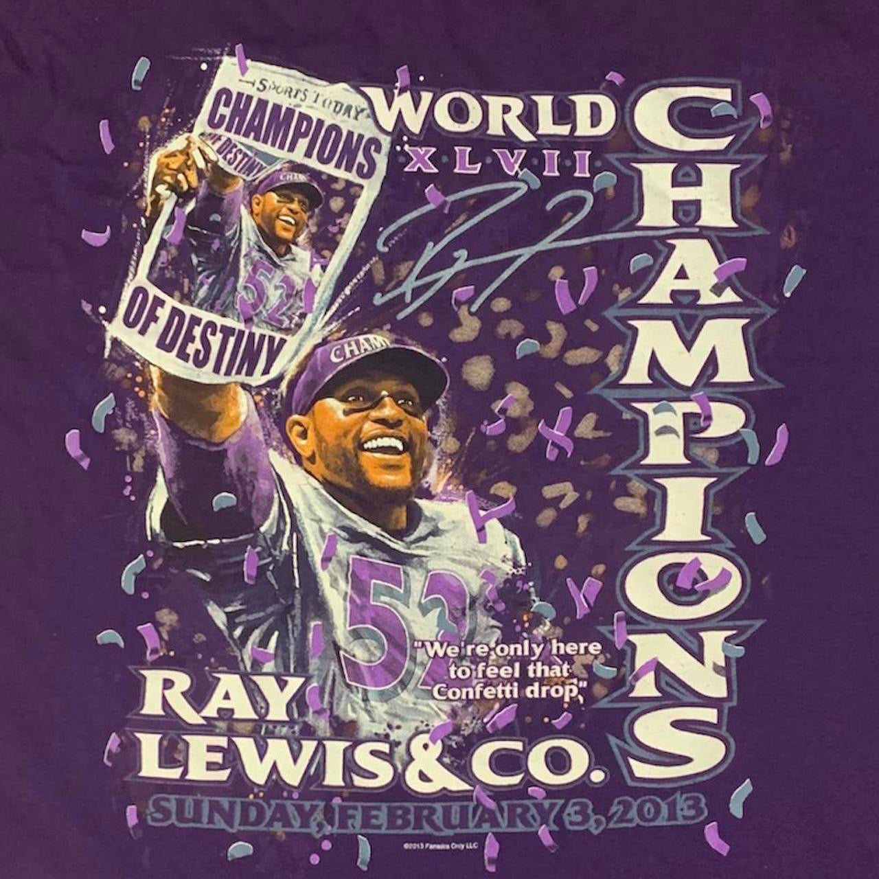 Ray Lewis Super Bowl Tee