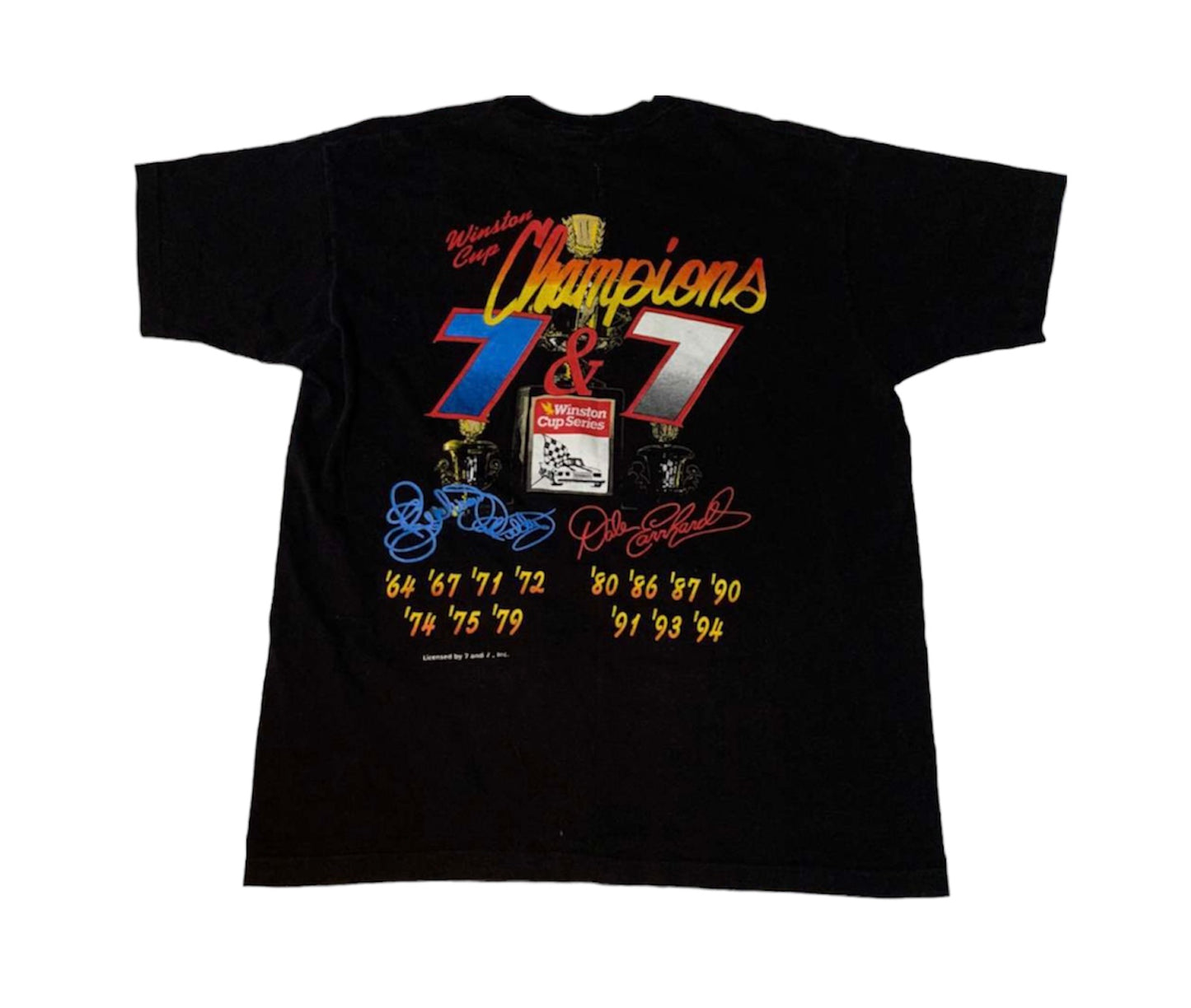 Vintage 90’s Dale Earnhardt & Richard Petty NASCAR Tee