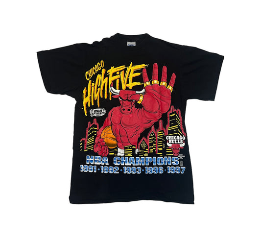 Vintage 90’s Chicago Bulls High Five Tee (1997)