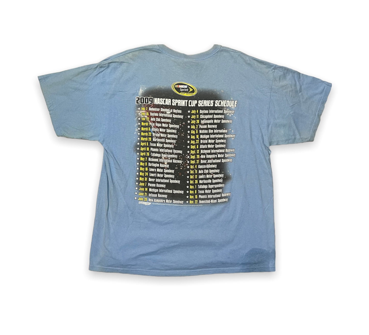 Sprint Cup Series Schedule NASCAR Tee