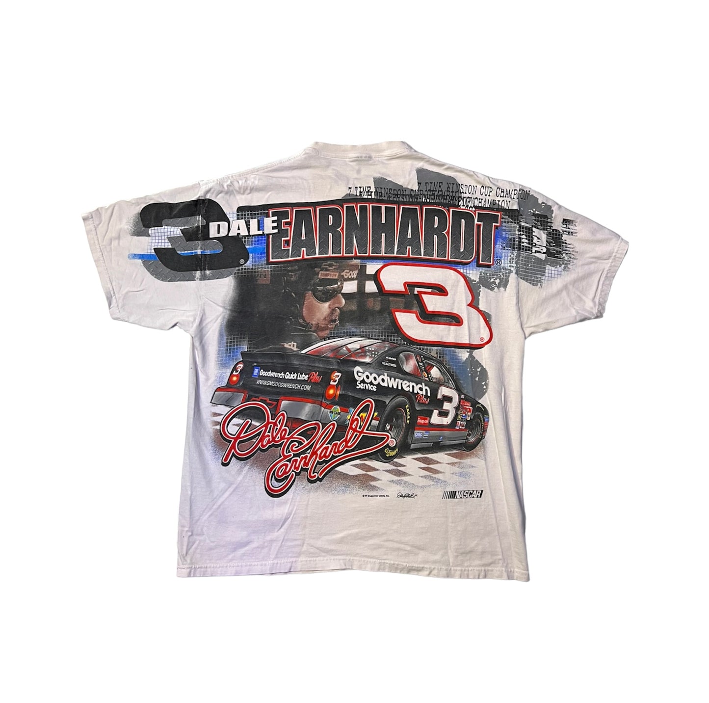 Vintage Dale Earnhardt NASCAR All Over Print Tee