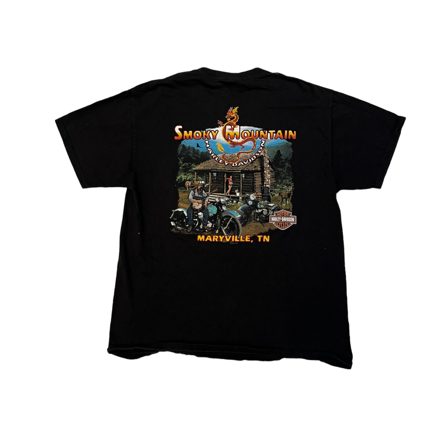 Harley Davidson Smokey Mountain MaryVille Tennessee Tee