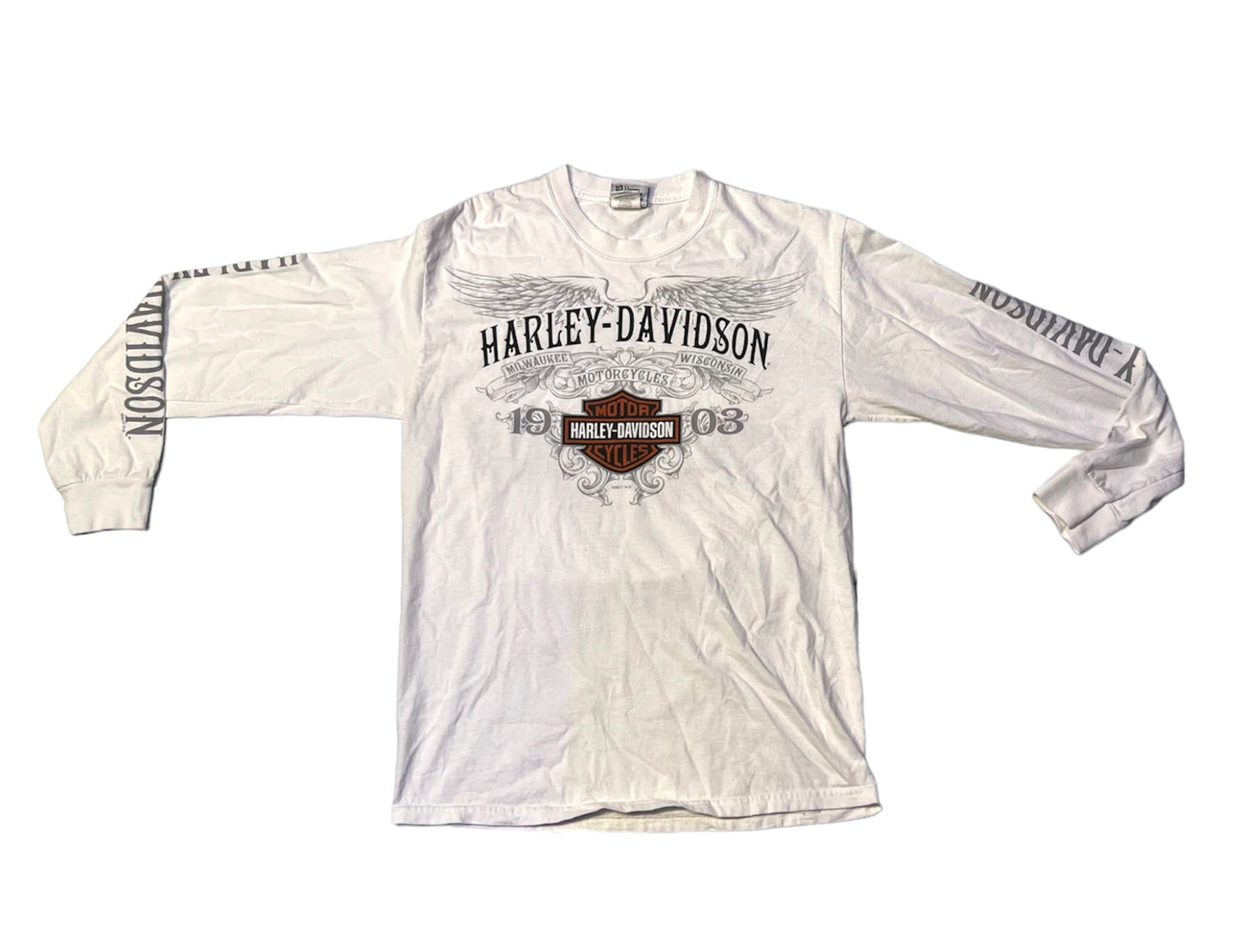 Harley Davidson Lake Shore Libertyville Illinois Long Sleeve Tee