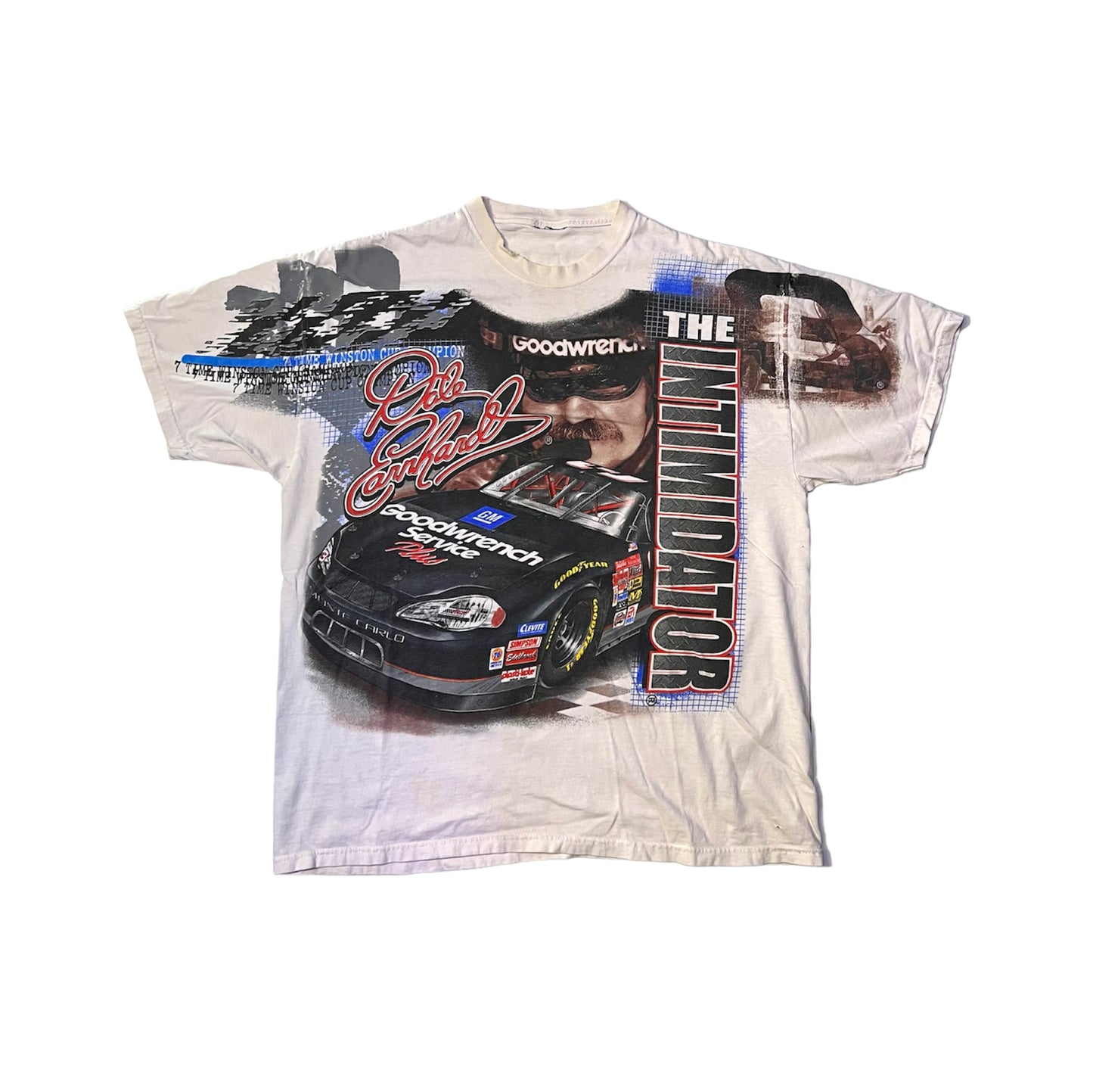 Vintage Dale Earnhardt NASCAR All Over Print Tee