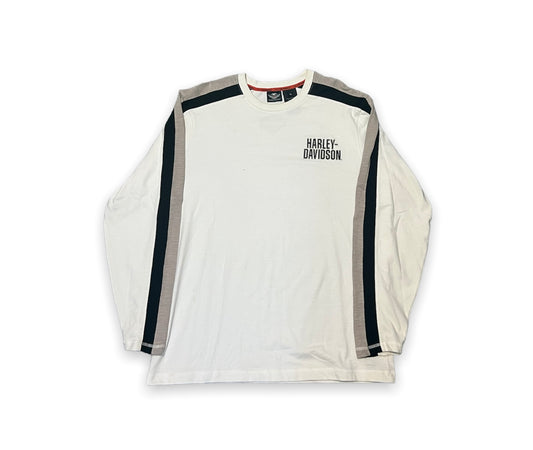 Harley Davidson Long Sleeve White Tee