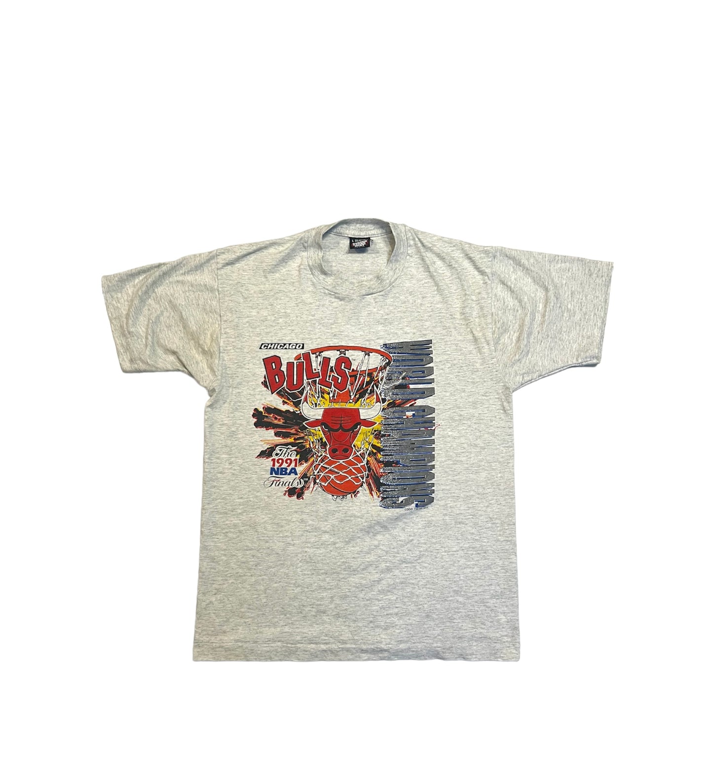 Vintage 90's Chicago Bulls World Champions Tee (1991)