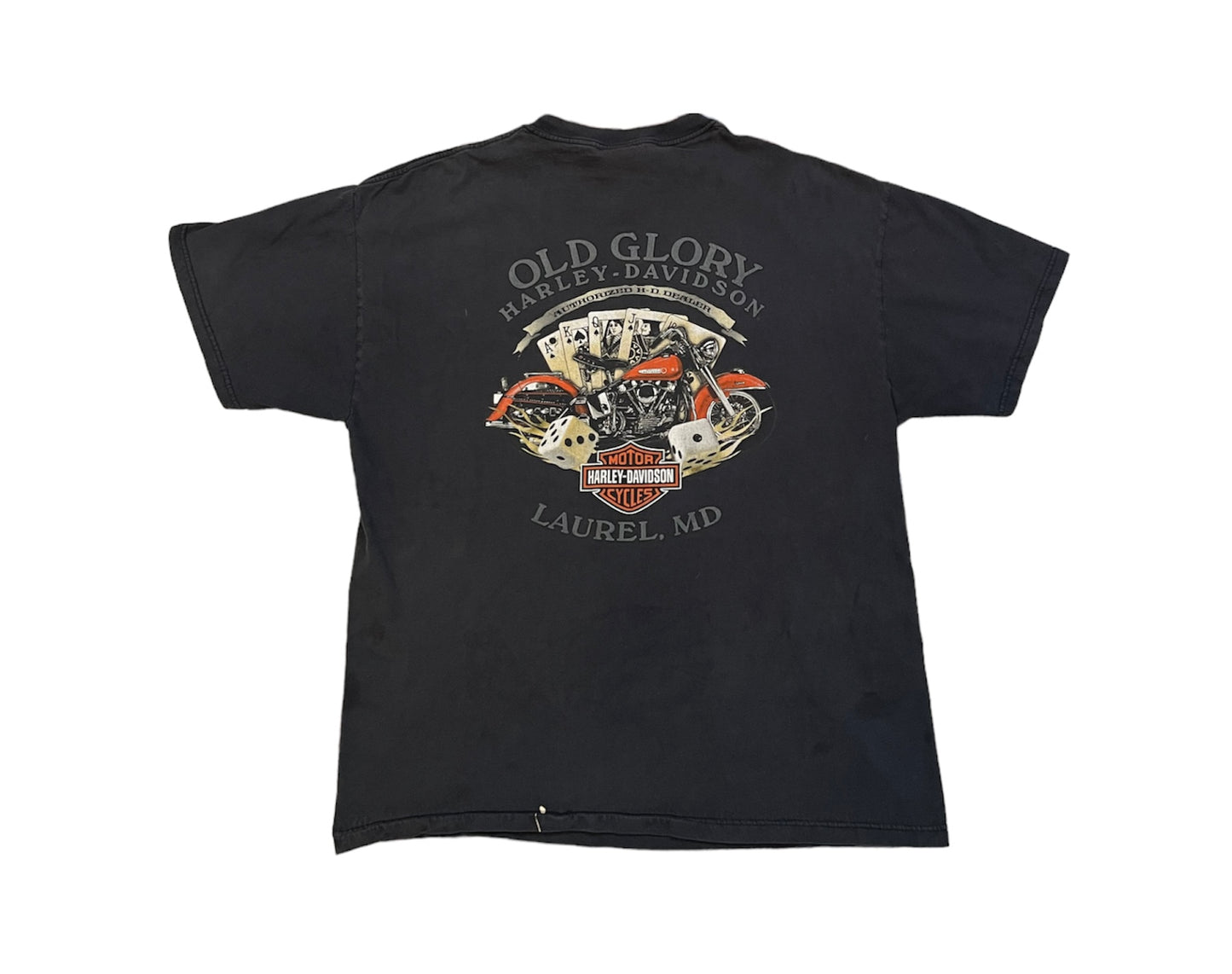 Harley Davidson Clown Laurel Maryland Tee