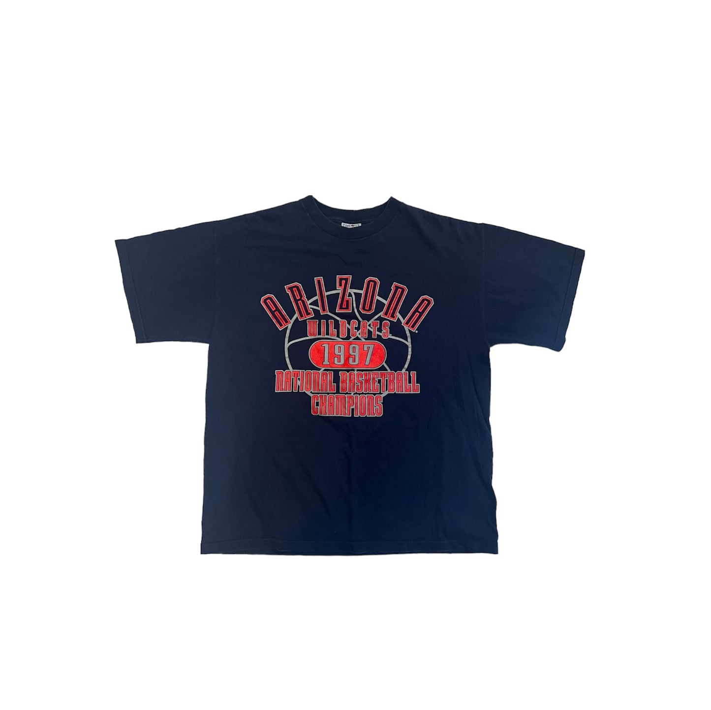 Vintage 90's Arizona Wildcats National Basketball Champions Tee (1997)