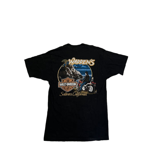 Vintage 80’s Harley Davidson Warrens Salinas California Tee