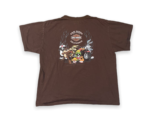 Harley Davidson Taz & Looney Tunes San Diego Graphic Tee