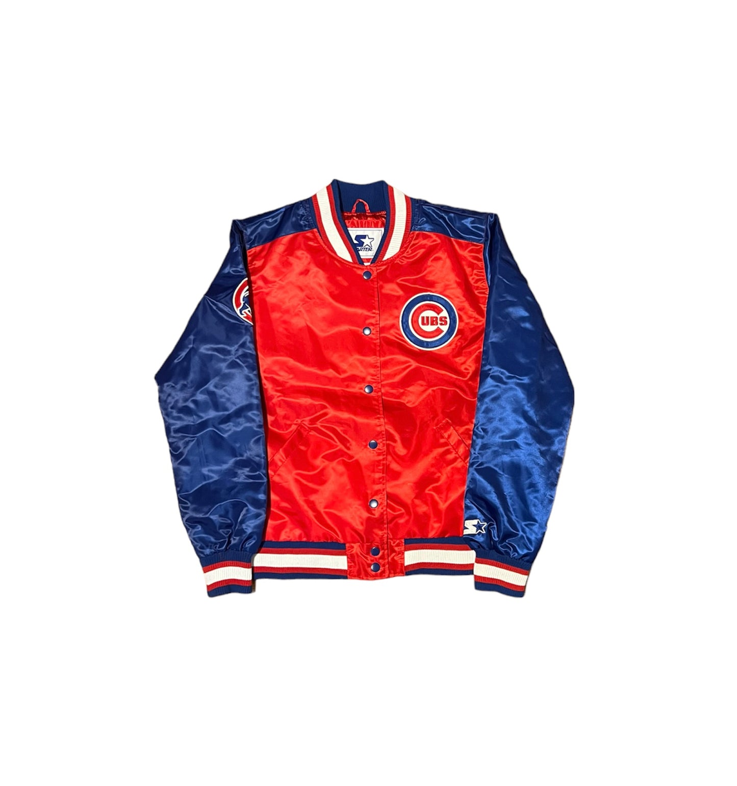 Vintage 90's Chicago Cubs STARTER Bomber Jacket