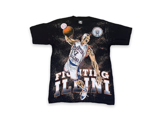 American Thunder "Fighting Illini" All Over Print Tee