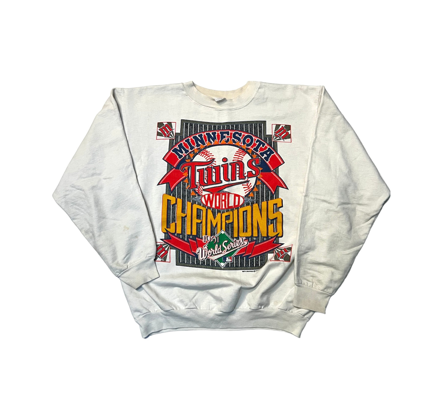 Vintage 90’s Minnesota Twins World Series Crewneck (1991)