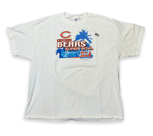 Chicago Bears Super Bowl XLI White Tee (2007)