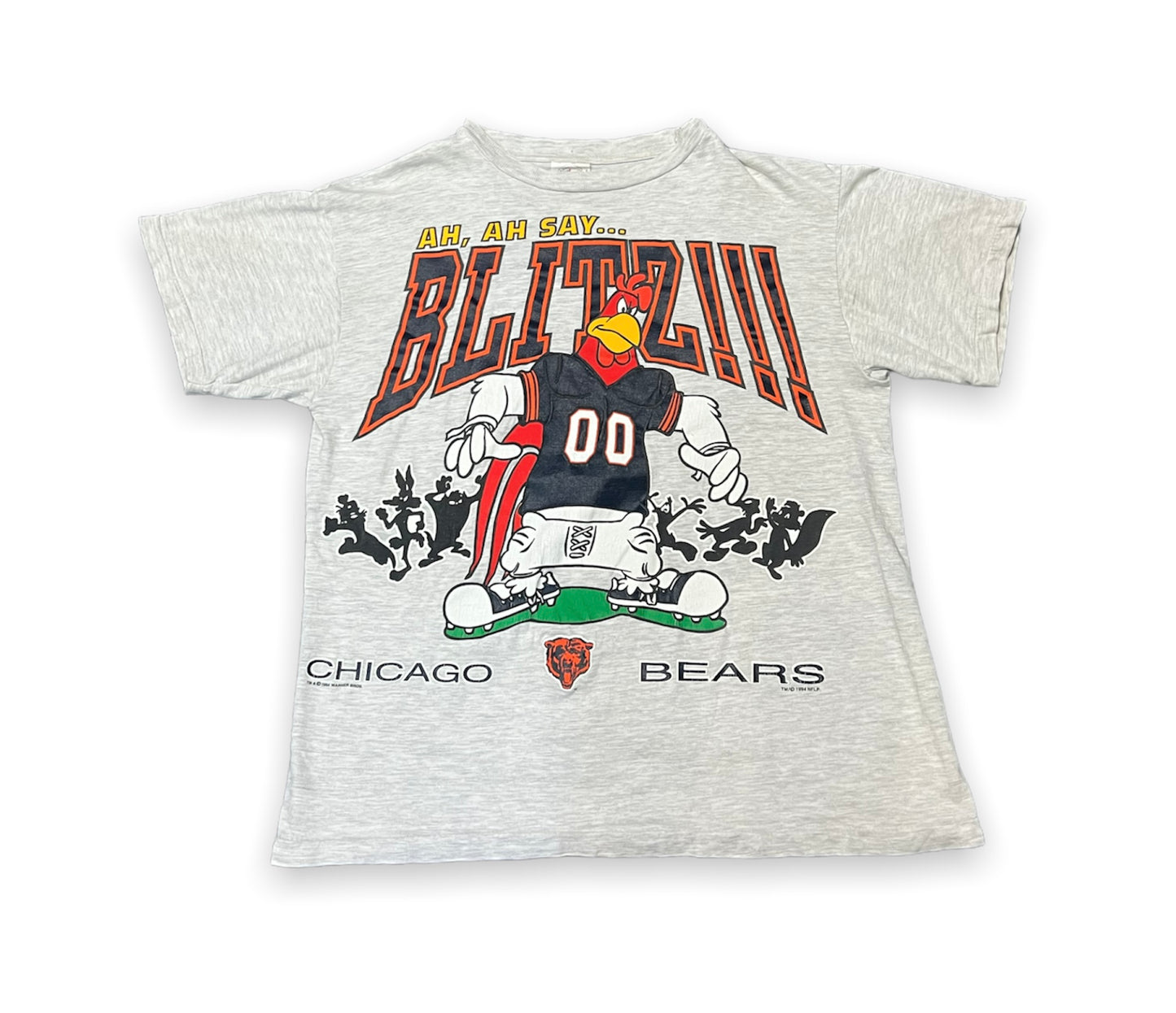 Vintage 90’s Chicago Bears Looney Tunes Foghorn Tee (1994)