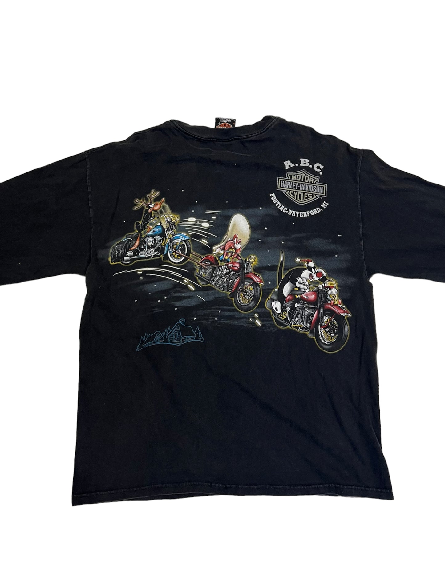 Harley Davidson Looney Tunes Long Sleeve Tee