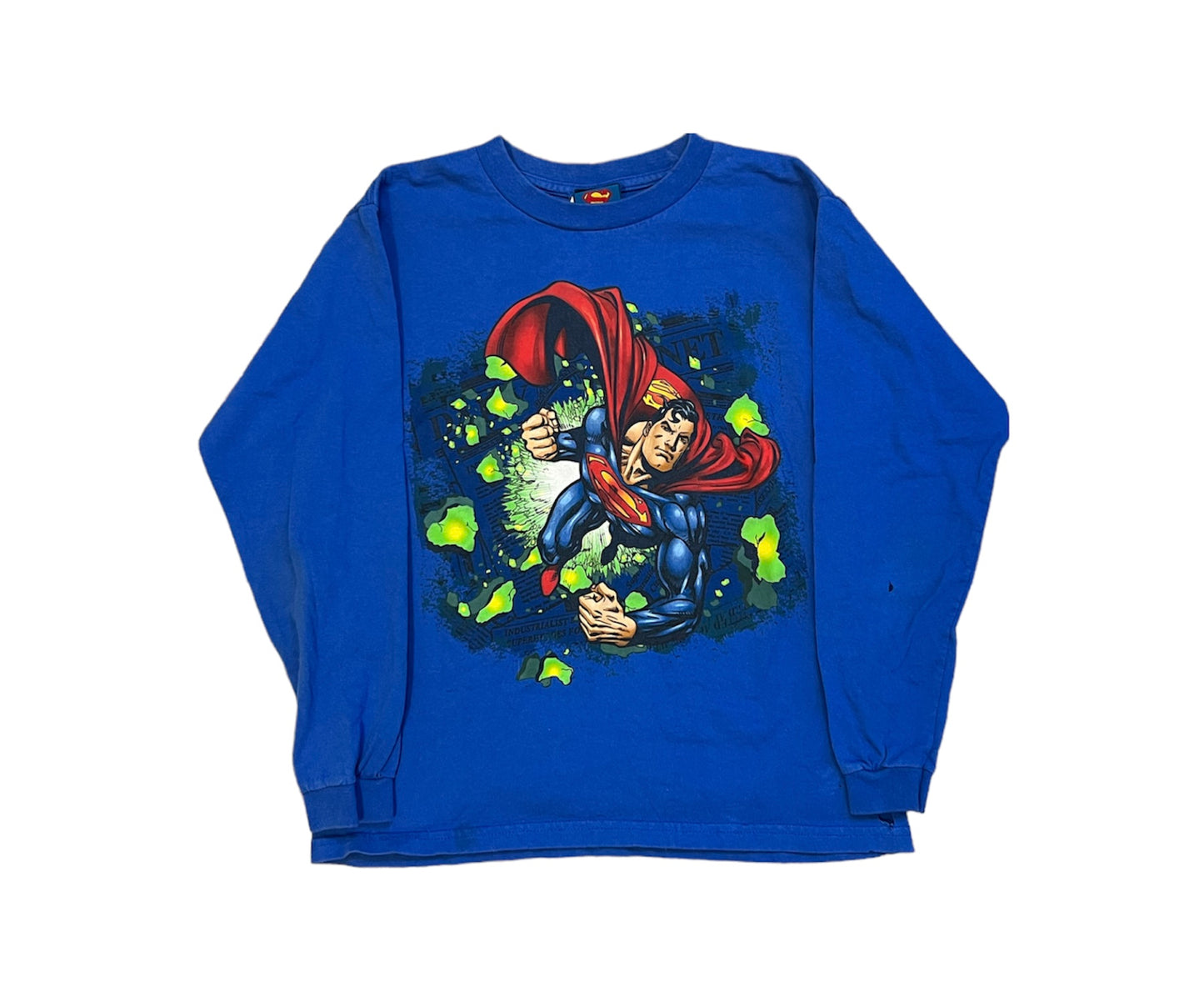 Youth Superman Long Sleeve Tee