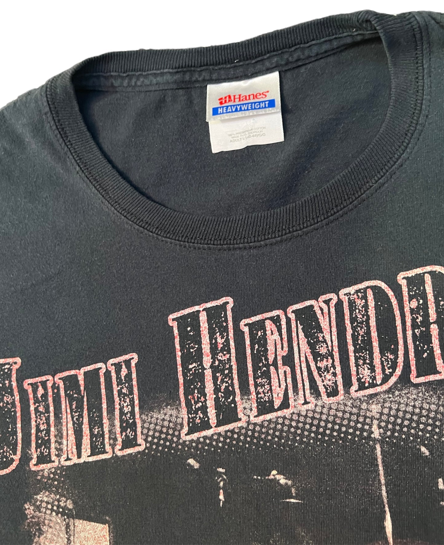 Vintage 90’s Jimi Hendrix Monterey Pop Burning Guitar Tee