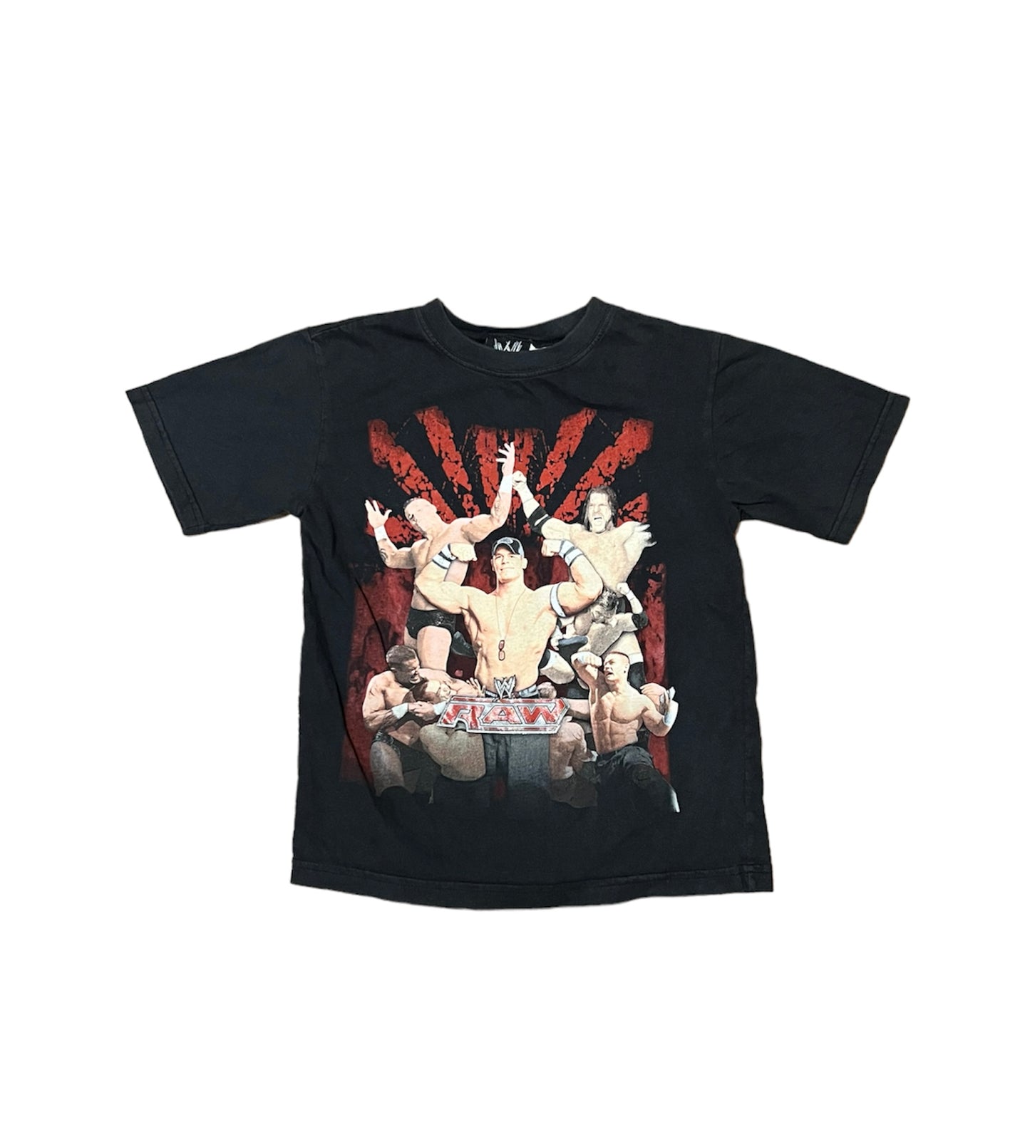 Vintage 00's Youth WWE Raw Tee