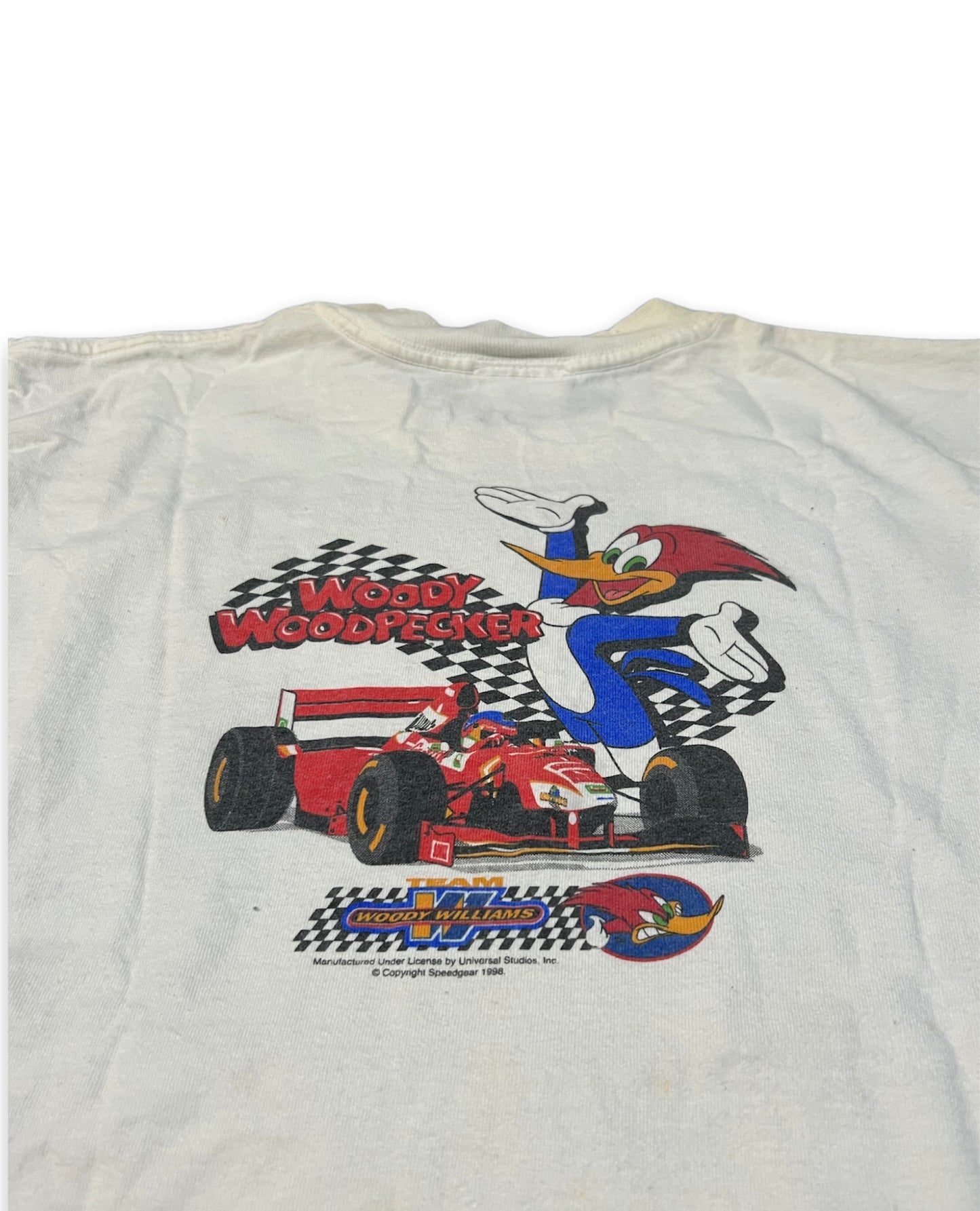 Vintage 90’s Woody WoodPecker Racing Tee (1998)