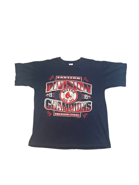 Vintage 90's Boston Red Sox Eastern Division Champions Tee (1995)