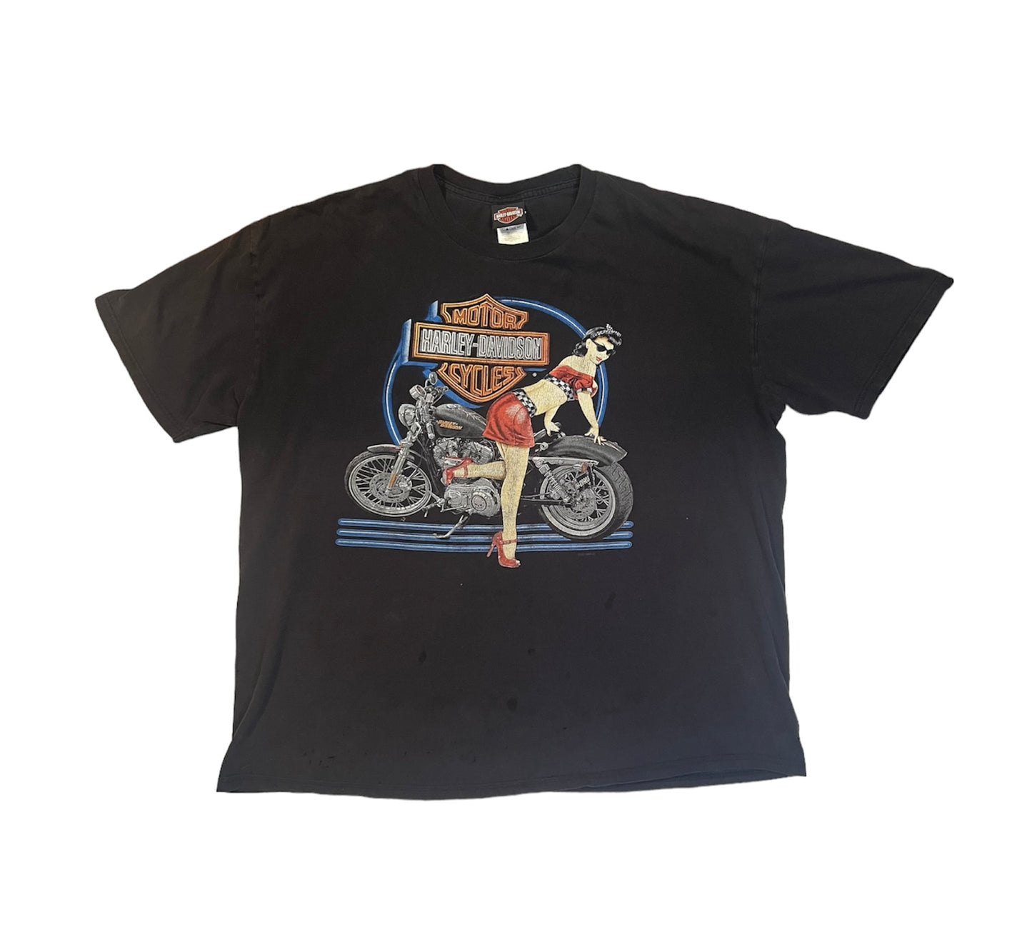 Harley Davidson Pinup Girl Chicago Illinois Tee