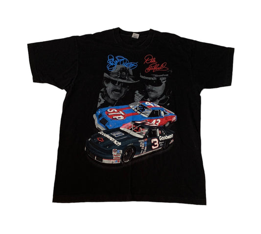 Vintage 90’s Dale Earnhardt & Richard Petty NASCAR Tee